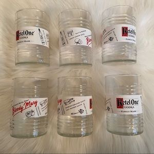 Ketel One Vodka Family Made Bloody Mary Glassware ( Set of 6 ) 16oz. Tumblers